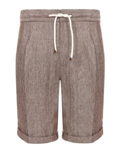 Льняные шорты Brunello cucinelli