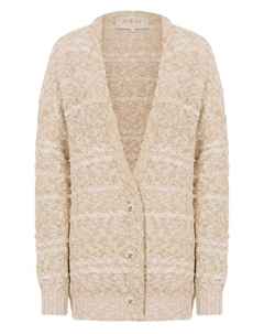 Кардиган из хлопка и вискозы And the brand