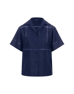 Рубашка изо льна и шелка Mvst