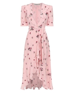 Шелковое платье Alessandra rich