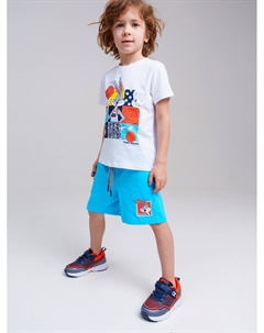 Комплект трикотажный для мальчиков: фуфайка (футболка), шорты Playtoday kids