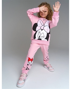 Комплект из футера: свитшот и брюки для девочки Playtoday kids