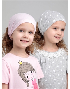 Бандана трикотажная для девочек, 2 шт. в комплекте Playtoday kids