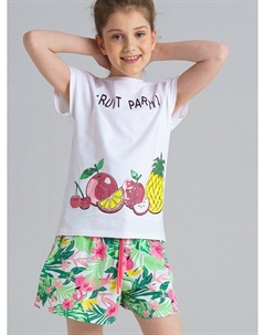 Шорты трикотажные, 2 шт. в комплекте для девочки Playtoday tween