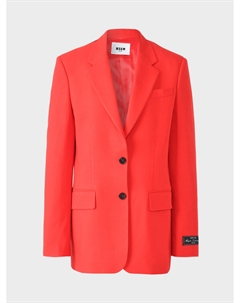 Жакет однобортный приталенный Msgm