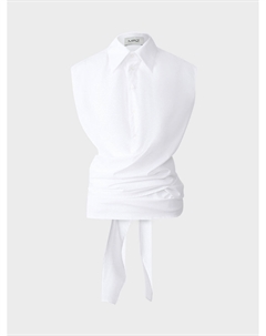 Рубашка на запах, белая Mrz