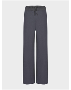 Темно-серые брюки с поясом на резинке Panicale