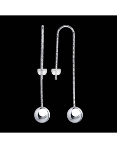 Серьги из серебра Sokolov