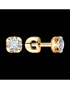 Серьги из золота с бриллиантами Sokolov