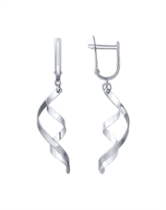 Серьги из белого золота Sokolov