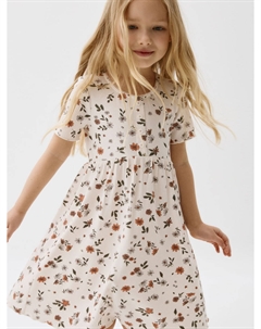 Трикотажное платье с принтом для девочек Sela