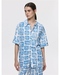 Рубашка оверсайз из 100% вискозы Sela