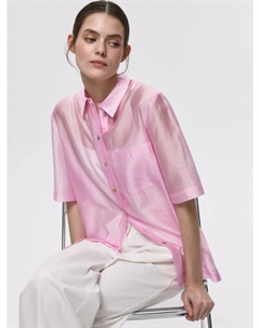 Рубашка из смесового тенселя Sela