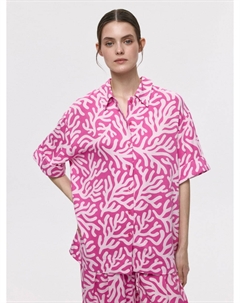 Рубашка оверсайз из 100% вискозы Sela