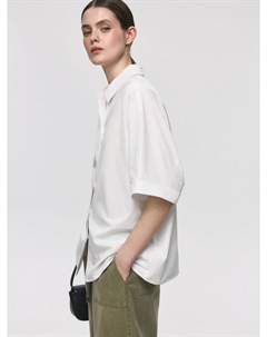 Хлопковая рубашка с коротким рукавом Sela