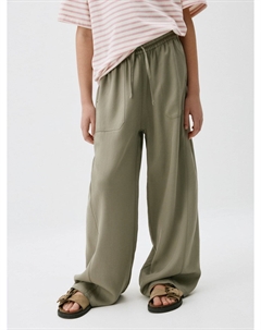 Широкие брюки из лиоцелла для девочек Sela