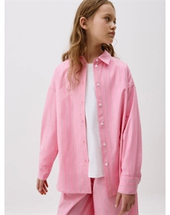 Хлопковая рубашка в полоску для девочек Sela