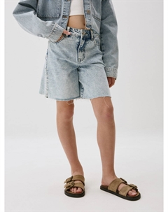 Джинсовые шорты с разрезами для девочек Sela