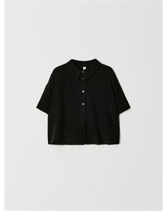 Вискозная рубашка с короткими рукавами для девочек Sela