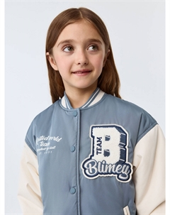 Бомбер в стиле преппи для девочек Sela