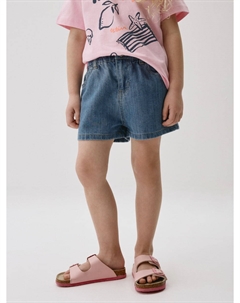 Джинсовые шорты из хлопка и лиоцелла для девочек Sela