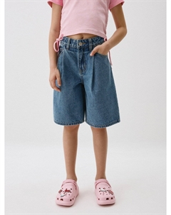 Джинсовые шорты-бермуды для девочек Sela