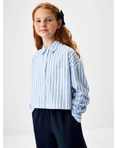 Укороченная рубашка в полоску для девочек Sela