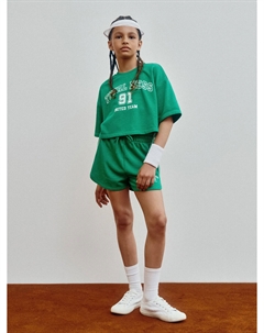 Трикотажные шорты с принтом для девочек Sela