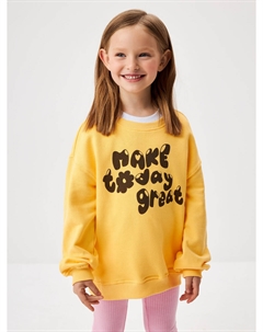 Свитшот с принтом для девочек Sela