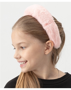 Ободок с декором розовый Button blue