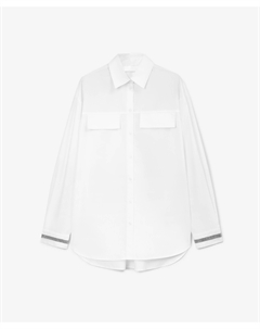 Рубашка оверсайз молочного цвета Glvr