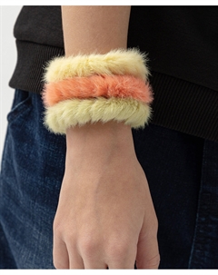 Набор резинок для волос с декором Button blue