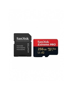 Карта памяти SDSQXCD-256G-GN6MA 256 ГБ MicroSDXC Extreme PRO UHS-I U3 V30 Sandisk