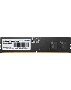 Модуль памяти DDR5 8GB PSD58G520082 Signature Line PC5-41600 5200MHz CL42 1.1V Patriot memory