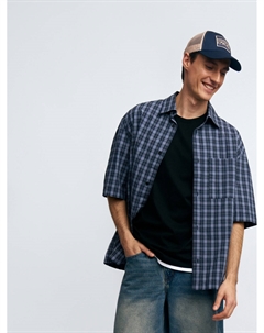 Рубашка из хлопка с коротким рукавом Zolla