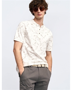 Футболка поло из хлопка с воротником-стойкой Zolla