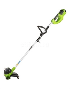 Триммер электрический G40LTK2, аккумуляторный, 40В, 2Ач, с ЗУ Greenworks
