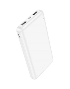 Внешний аккумулятор (Power Bank) Hoco J100 High-ranking, 10000мAч, белый