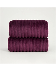 Плед Soft strip, слива Cozyhome