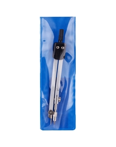 Циркуль металлический, 135 мм, ПВХ чехол Artspace