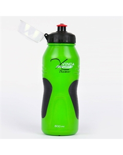 Фляга велосипедная, с защитой от пыли, зеленая, VSB 39 green Vinca sport