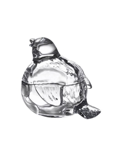 Вазочка-шкатулка стеклянная Dove Decor de table