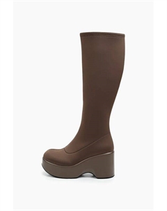 Сапоги на высокой подошве Abricot