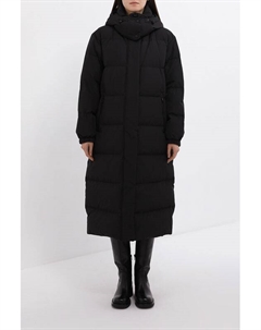 Пуховик с капюшоном удлиненный Geox