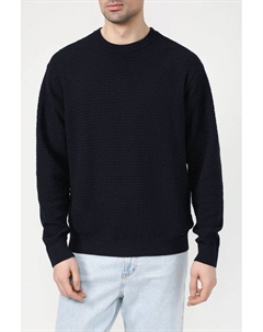 Хлопковый джемпер текстурной вязки Hugo