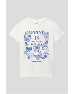 Хлопковая футболка с принтом Ovs