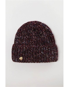 Шапка фактурной вязки с отворотом Canoe