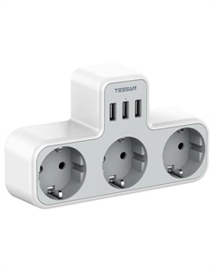 Сетевой фильтр TS-323 Grey Tessan