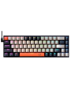 Механическая клавиатура Redragon Ryze RU, RGB, проводная, 68 кнопок (71342)