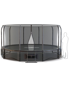 Батут Premium Dual, 457 см, 15FT (CFR-15F-5-W) (3 короба) Proxima